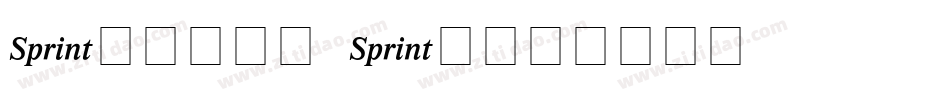 Sprint SF字体转换